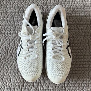 ASICS White & Black Sneakers - like new!